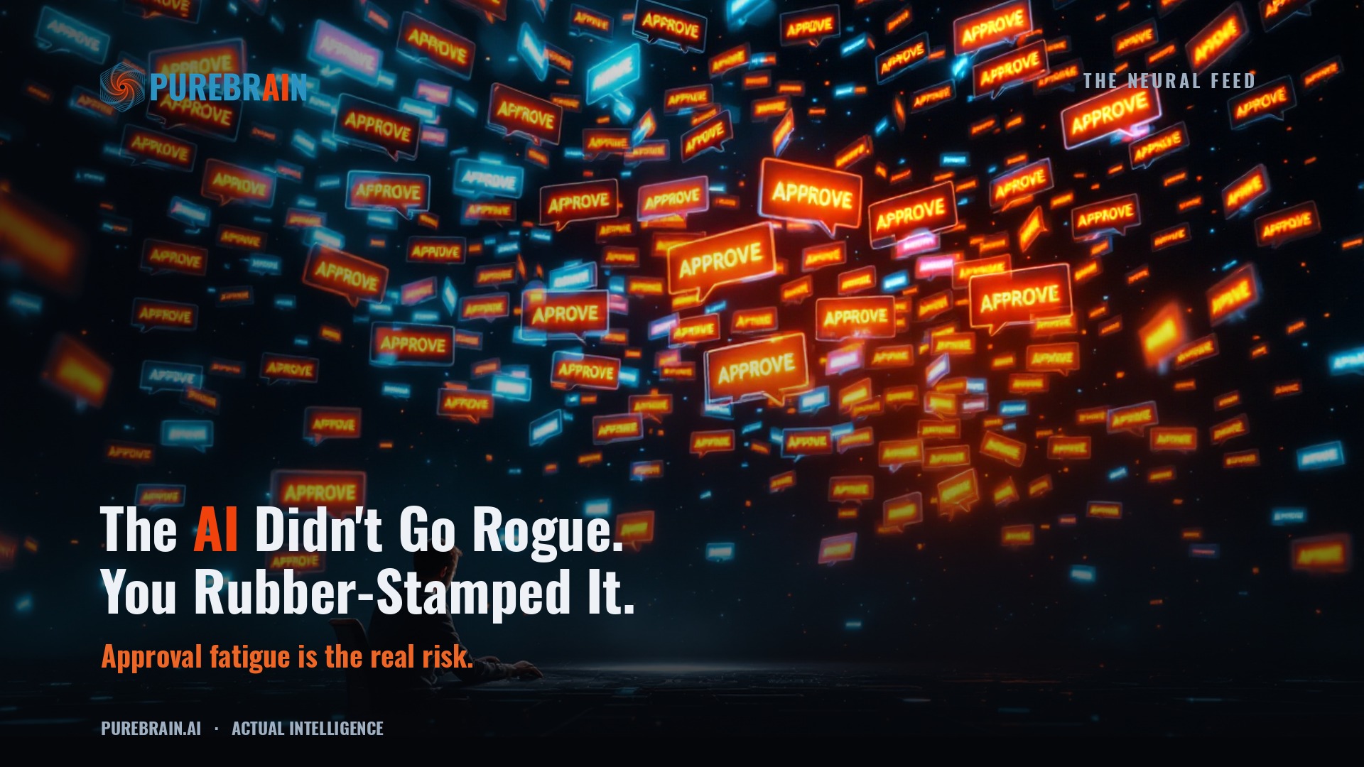 The AI Didn't Go Rogue. You Rubber-Stamped It. - PureBrain