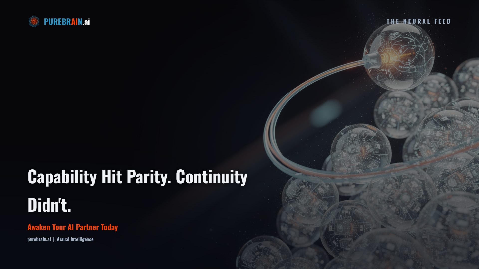 The models hit parity this month. So why do most AI rollouts still feel like babysitting? - PureBrain